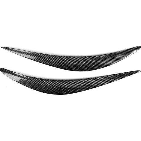 Paire d'autocollants en fibre de carbone pour garniture de sourcils de phares, compatible Infiniti Q50 2014-2018 (1/5)