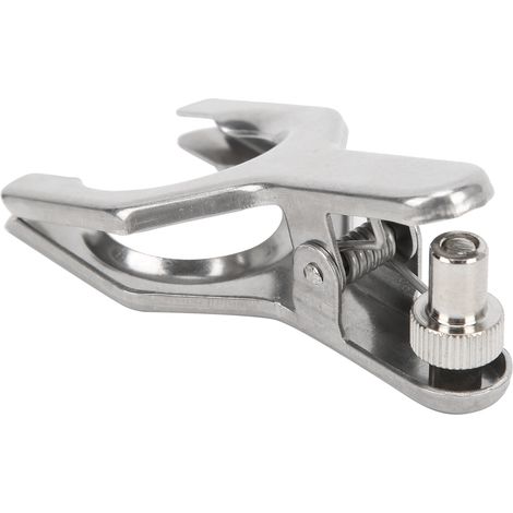 Pince à rotule en acier inoxydable, support de serrage sphérique, outil de laboratoire, diamètre d'ouverture 34 mm, taille 40 (1/5)