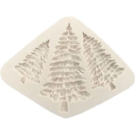 3D Weihnachtsbaum Silikonform Tannenbäume Fondant Kuchen Dekorieren Backform (1/4)