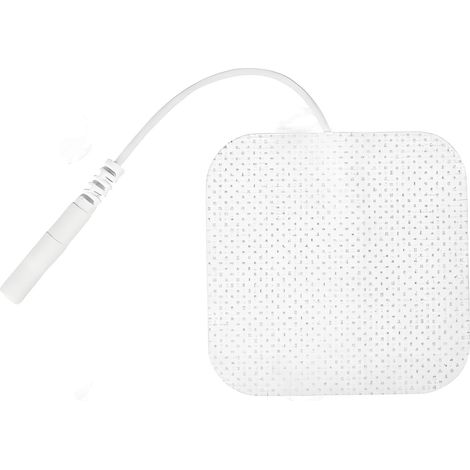 Électrodes De Remplacement - 5x5 Cm - Ouverture 0 2 Cm - Réutilisables - Pour Électrostimulateurs Et Relaxation Musculaire - Lot De 20 (1/5)