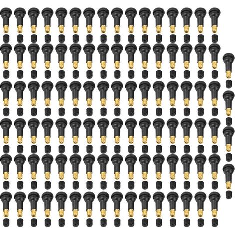 100 tapones universales para válvulas de neumáticos de coche y motocicleta (TR413). Otras piezas de repuesto para coche. (1/4)