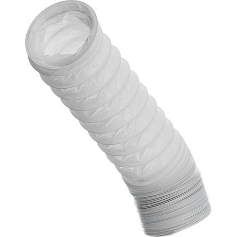 Flexible Air Duct, 100mm Diameter, 3m Length, PVC with Steel Reinforcement, for Cooker Hoods and Air Conditioning (1/5)