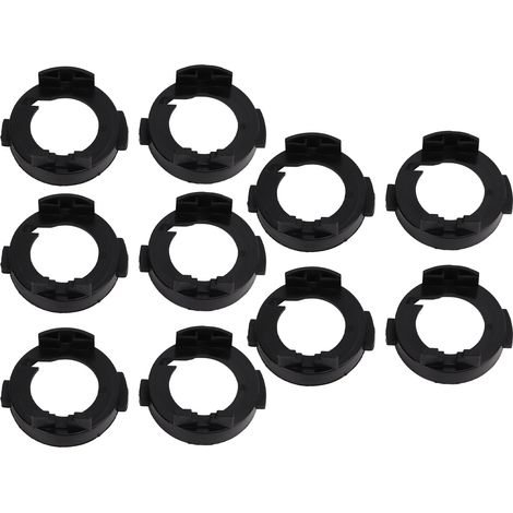 10 Pièces Supports de Projecteurs LED, Design Professionnel Léger et Compact en ABS pour Ampoules Phares (1/5)
