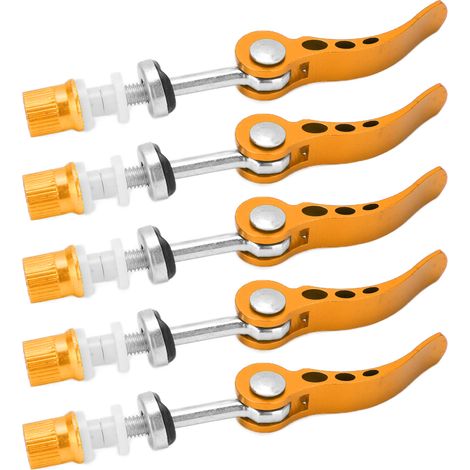 Seatpost Clamp - Aluminum Alloy - Quick Release - For Universal Bicycles - 5 Pieces (1/5)
