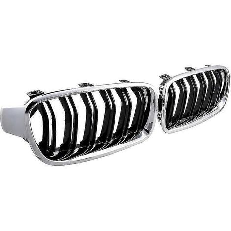 Calandre avant gauche CORP 2X à double ligne, compatible avec BMW F30 F31 320i 328i 335i (1/5)
