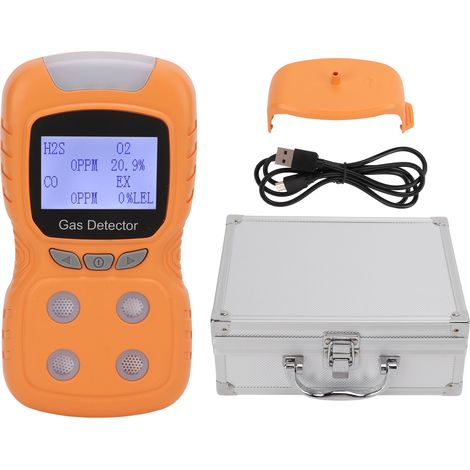 Détecteur de Gaz Combustible 4-en-1 ZNAZCO1006, Alarme Portable de Fuite de Gaz, Testeur de Sécurité pour Usage Industriel et Domestique (1/5)