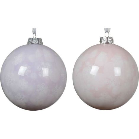 Sfera natalizia Sfumatura Fiocco di Neve