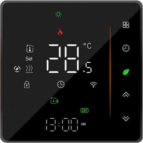 Termostato Smart ZigBee Beca BAC-006AZB  Nero (1/5)