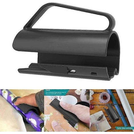 Coupe-papier cadeau - Coupe-rouleau de papier cadeau coulissant avec poignée - Outils de coupe pour rouleaux de papier cadeauScvvd (1/5)