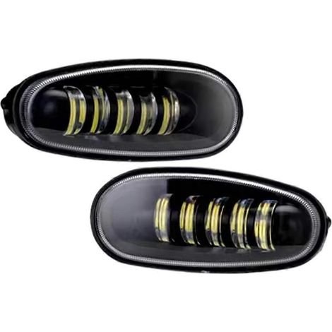 Lote de 2 luces LED para antibrouillards Daewoo, luz blanca (1/5)