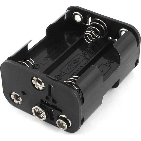 Double Côté Ressort Chargé 6 x 1.5V AA Batterie Support Stockage Boîtier Boîte (1/2)
