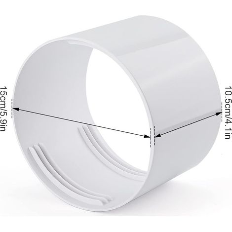 Raccord rallonge 15 cm référence 4 pour tuyau d'évacuation climatiseur mobile, connecteur panneau fenêtre