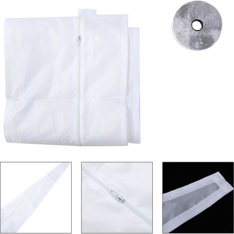Kit housse textile calfeutrage fenêtre polyvalent pour flexible évacuation clim 395 cm (1/5)