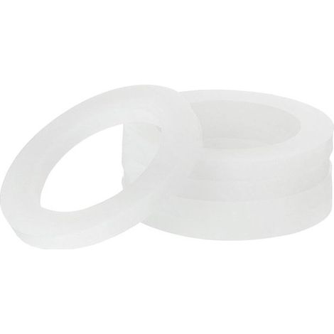 Allecto plus，Junta de silicona de 30 mm para cabezal de ducha，juego de 5 piezas con 20 mm de diámetro