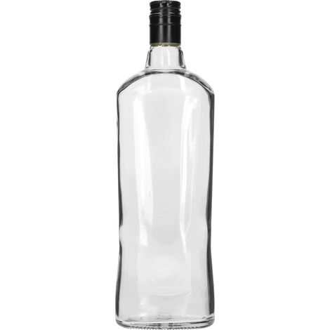 Flacone in vetro zaffiro con tappo trasparente per tintura 700 ml 1 pezzo (1/4)