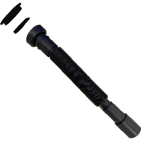TECNOAGUA Sifone Doppio 1 1/2-1 1/4 A 32-40 Nero T-39DB58039