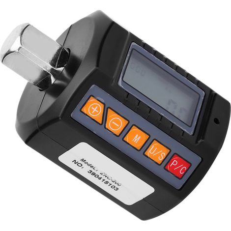 Clé dynamométrique numérique portable avec adaptateur, torsionmètre précis ZNC-200, 6-200 N.m, écran digital (1/5)