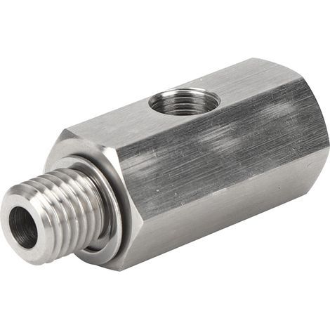 Capteur de pression d'huile Turbo M12x1, 5 1/8 NPT, adaptateur en t, accessoires de voiture en acier inoxydable (1/5)
