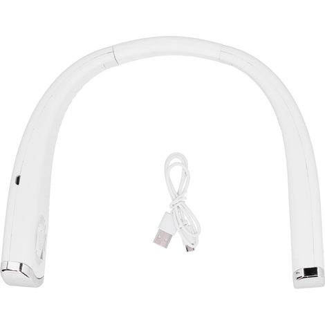 Mini ventilateur de cou, ventilateur portable sans pales, ventilateur de plafond rechargeable sans pales, rafraîchisseur d'air, tour de cou à porter. (1/5)