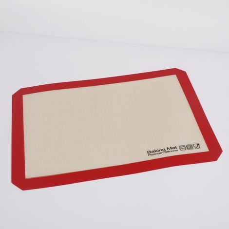 Protection plaque de cuisson,Tapis De Cuisson - 1 Tapis Réutilisable En Silicone Anti-Adhésif - Supporte Le Four Et Le Micro-Onde, Passe Au Lave-Vaisselle - Sans Bpa Et Écologique - Idéal Pâtisserie : (1/4)