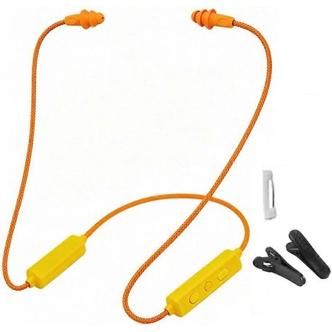 Casque de travail Bluetooth, écouteurs sans fil à réduction de bruit, écouteurs tour de cou à réduction de bruit, compatibles avec les environnements bruyants tels que les chantiers de construction. (1/5)