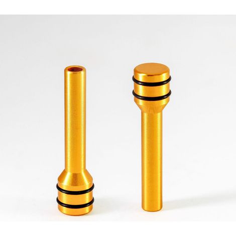 Poignée de verrouillage de porte de voiture en alliage d'aluminium, universelle, antirouille, tige de tirage intérieure élégante pour remplacement, dorée