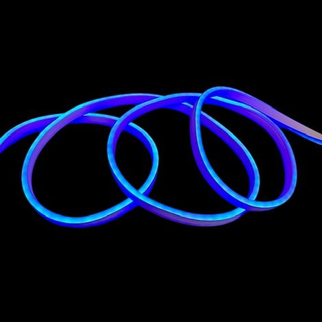 Bande lumineuse LED néon bleue 10 m (1/4)