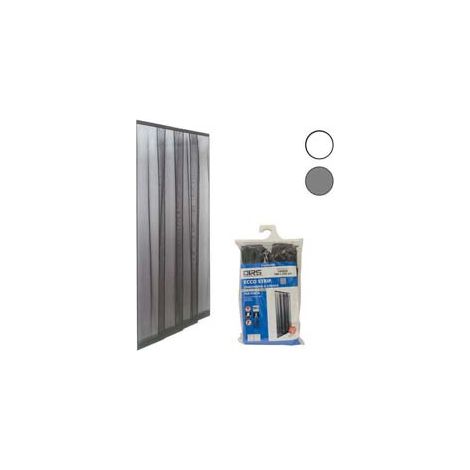 ZANZARIERA A STRISCE ECCO STRIP PER PORTA  cm.140x250 nera    IRS