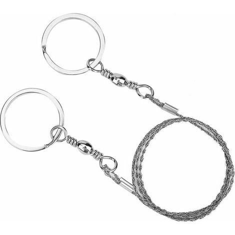 68cm Stainless Steel Survival Wire Saw, Portable Outdoor Wire Saw