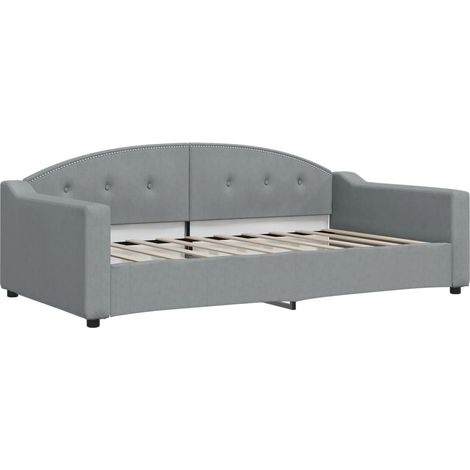 Maison Exclusive - Letto da Giorno Grigio Chiaro 100x190 cm in Tessuto (1/5)