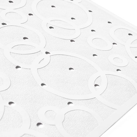 Tappetino da doccia bianco 45x45 cm (1/2)