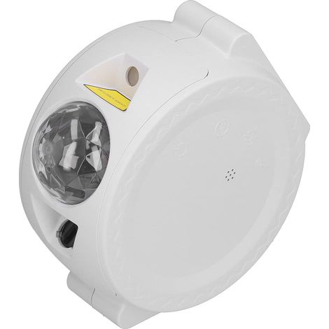 LED-Projektionslampe, Nachtlicht, App-Steuerung für Schlafzimmer und Partydekoration, Sternenprojektor, RGB, USB, 75 W, ABS (1/5)