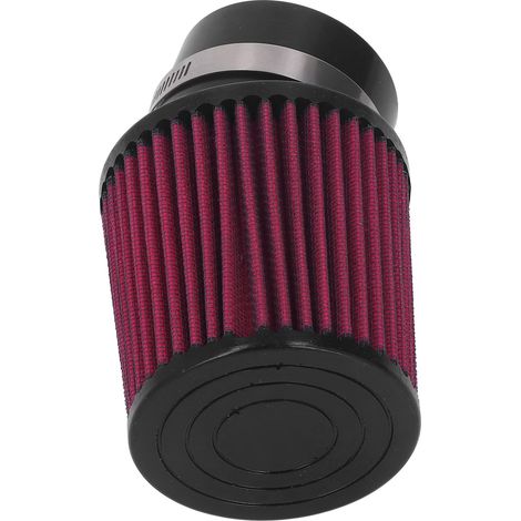 Filtre à air 62mm en alliage d'aluminium pour mini moto CT200U BT200X CT100U MB165, karting, rouge, nettoyeur d'air haute performance, pièce de rechange (1/5)