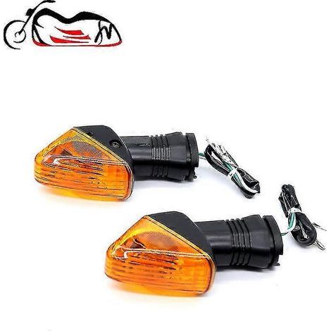 Indicatori di direzione anteriori e posteriori per Kawasaki Ninja ZX6R 600, KLE 500, 650, Z750, Versys - Accessori per moto (1/5)
