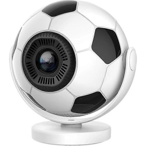 HY300F Mini-Projektor in Form eines Fußballs, WiFi 6, Android 14, Allwinner H726 Prozessor, Bluetooth 5.4, Europäischer Stecker. (1/5)