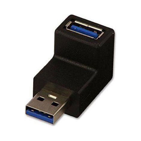 Coude USB 3.0 Type A Vers Le Haut - Transmission Haute Vitesse - Pour Espaces Restreints - 1 Pièce (1/3)