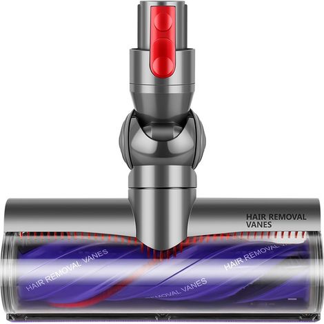 Rouleau en Velours Doux, Tête de Brosse à Entraînement Direct pour Aspirateur Dyson V7 V8 V10 V11, Anti-Enchevêtrement (1/4)