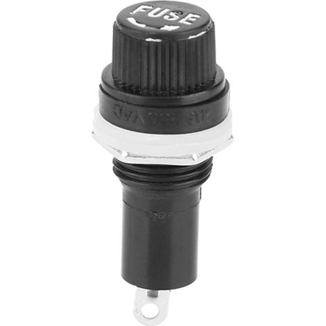 Lot de 20 porte-fusibles à vis pour fusibles en tube de verre 5 x 20 mm (1/5)