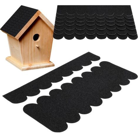32 Feutre bitumé, Autocollant, Imperméable, Résistant intempéries, Pour nichoirs clapiers boîtes aux lettres