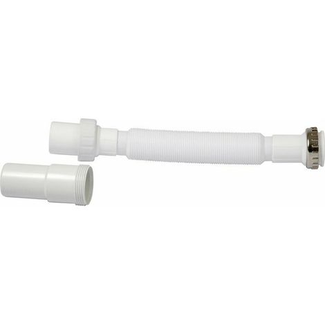 Flexible sanitaire d'évacuation 1'1/2 – Diamètre 40 mm – Pour receveurs de douche et éviers – Norme sanitaire – Sélection