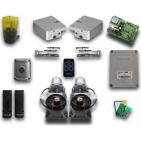 genius kit automatisme roller + caisses inox 433 MHz 230v emp5170208inox (1/3)