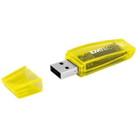 Emtec C410 Neon lecteur USB flash 16 Go USB Type-A 2.0 Orange, Jaune