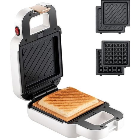 Mini appareil à sandwichs, appareil à petit-déjeuner léger pour la maison, grille-pain à sandwichs (1/4)
