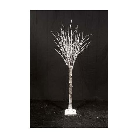 ARPIMEX Albero di Natale Innevato H 160 Cm 64 Led Bianco
