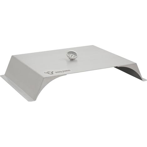 BBQ-Toro Attacco per pizza in acciaio inox per griglia a gas, 56 x 39 cm, copertura per pizza