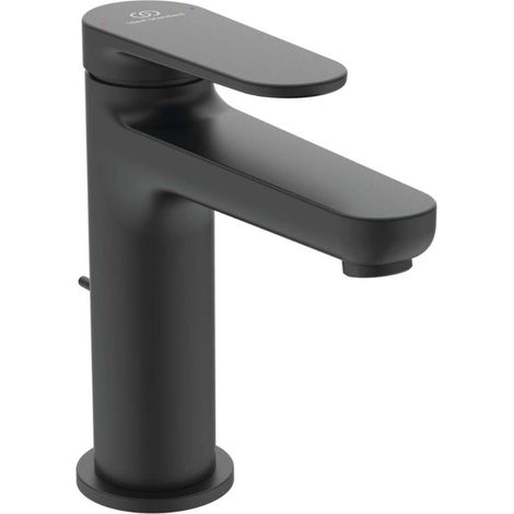 Ideal Standard Cerafine Nuovo - Miscelatore per lavabo, con sistema di scarico, nero seta BD908XG