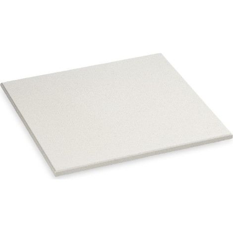 Pavimento Albarracín Liso - resistente y en tres formatos para todo tránsito - 50 × 50 × 3,5 cm - Unidad - Blanco (1/5)
