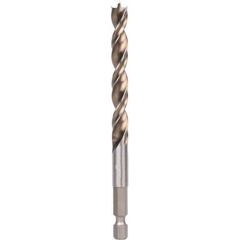 Foret à Tourillon Bois HSS 6 pans - Bois et Panneaux D. 4 x Lt. 88 x Lu. 43 x Q. 6.35 mm x Z2 - Diamwood