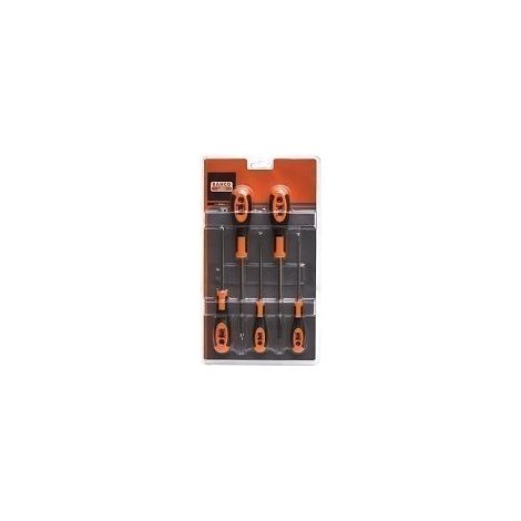 Destornillador 1Recta+2Plano+Phillips 604 Bahco 5 Pz