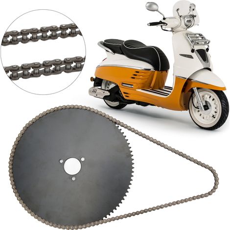 190 mm Kettenräder und 47 Zähne, 11,5 Zoll Kettensatz Nr. 25 für 25 cm³/33 cm³ 2-Takt-Motoren. (1/5)